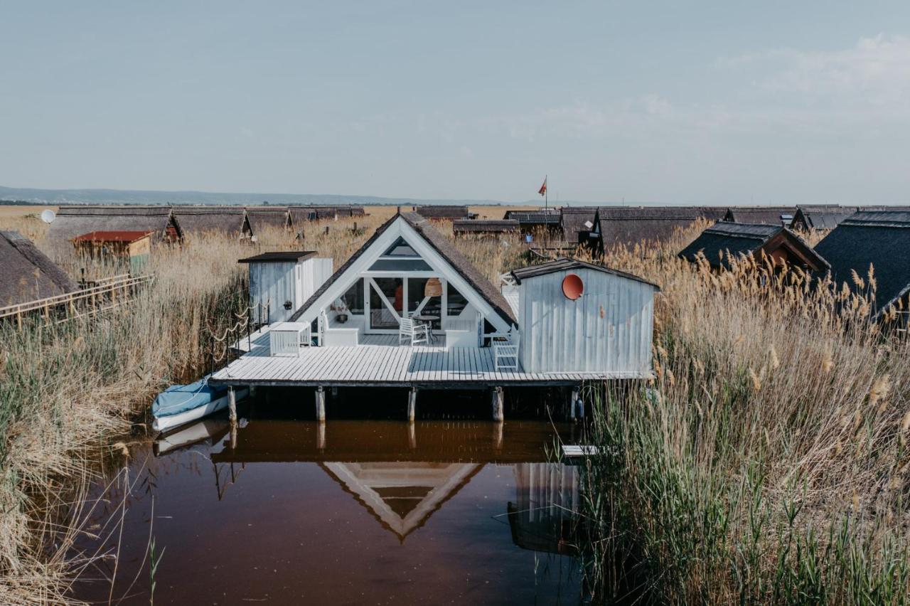 Seehuette Neusiedlersee - Strandhaus, Elektroboot Inklusive Rust Exteriér fotografie