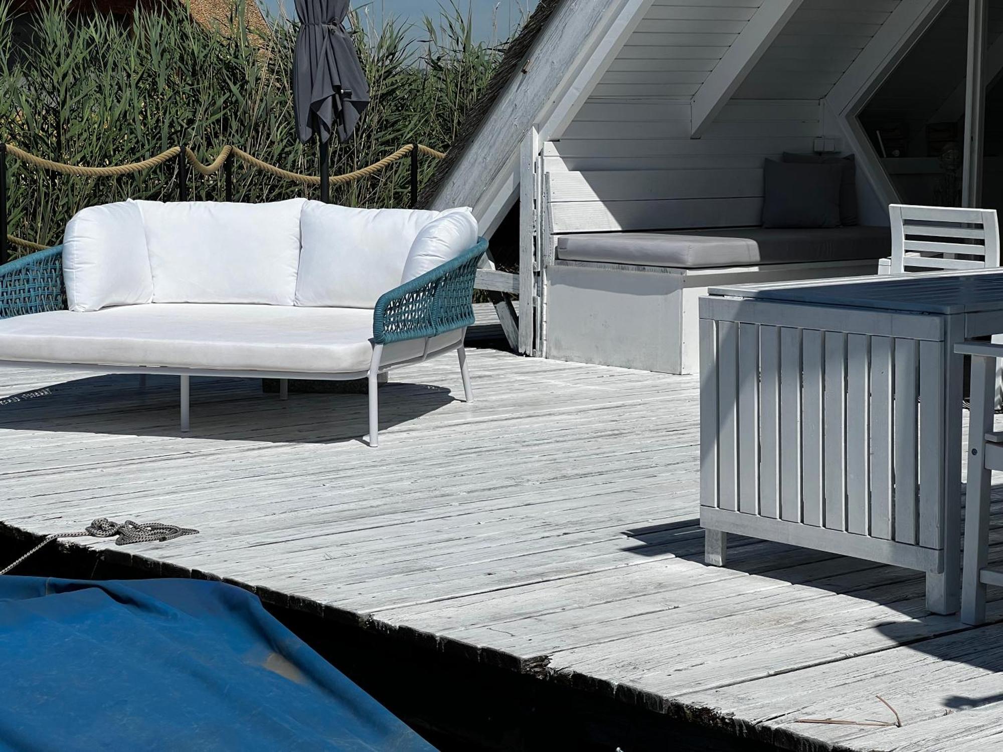 Seehuette Neusiedlersee - Strandhaus, Elektroboot Inklusive Rust Exteriér fotografie