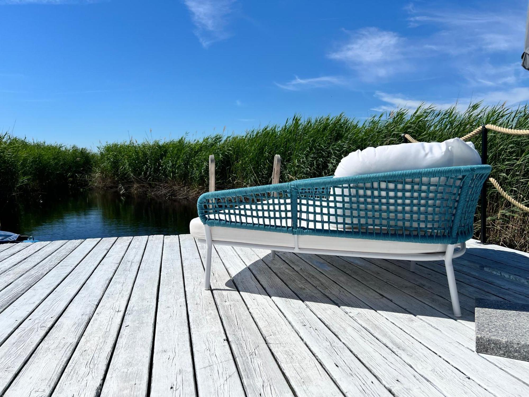 Seehuette Neusiedlersee - Strandhaus, Elektroboot Inklusive Rust Exteriér fotografie