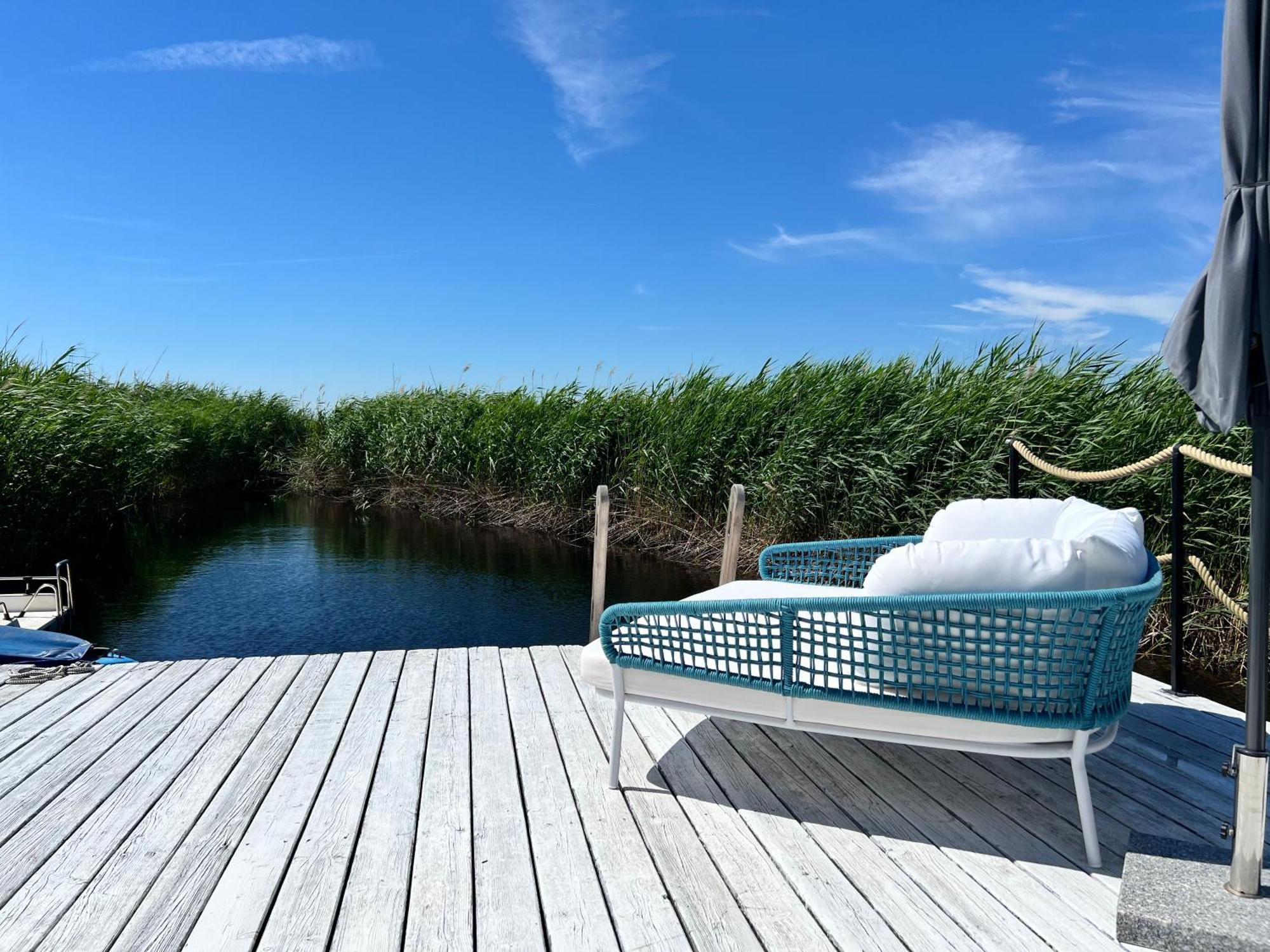 Seehuette Neusiedlersee - Strandhaus, Elektroboot Inklusive Rust Exteriér fotografie